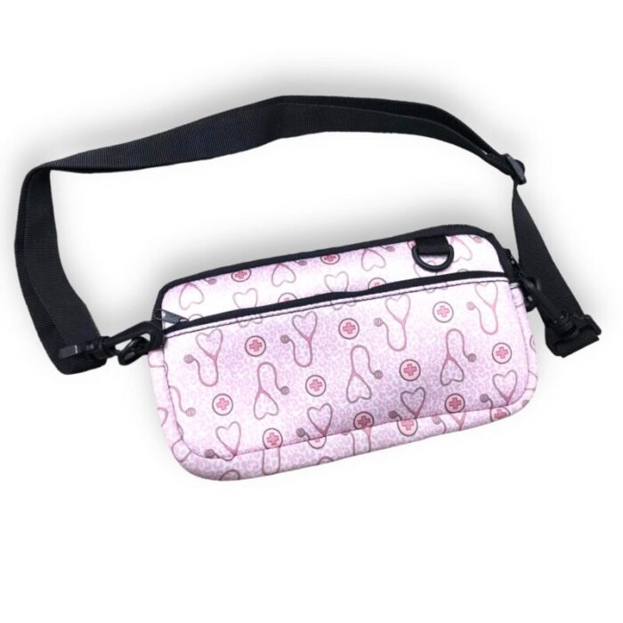 nurse leopard cross body pursedrink handlers 808600