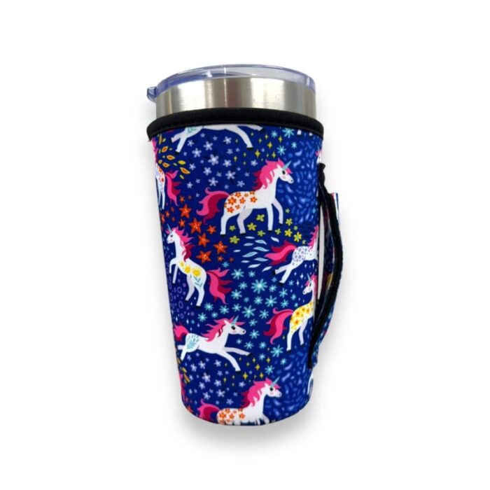 unicorns 20oz large coffee tea tumbler handlerdrink handlers 677223